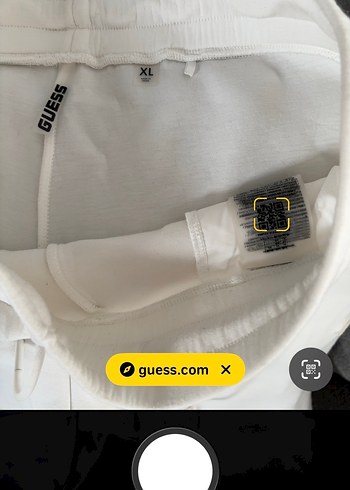 Guess Orjinal L beden beyaz eşofman altı - Görsel 5