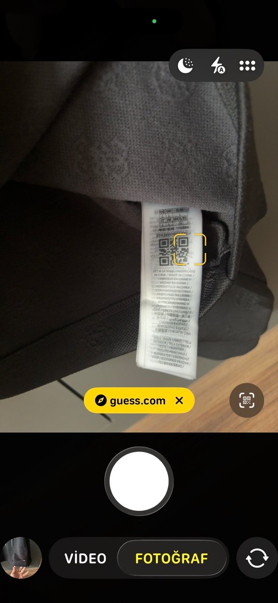 Guess Orjinal siyah M beden sweatshirt - Görsel 2