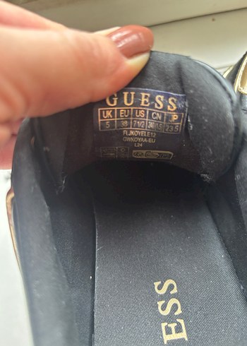 Guess Orjinal,yeni sezon38 numara.Siyah spor ayakkabı - Görsel 3