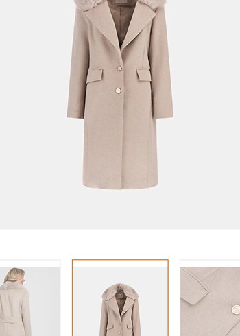 Guess Orjinal 40 beden, bej renk kaban - Görsel 10