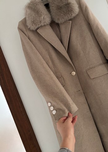 Guess Orjinal 40 beden, bej renk kaban - Görsel 6