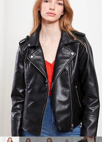 Guess Orjinal deri ceket - Görsel 6