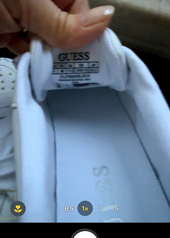 Guess Orjinal platform topuk38 numara beyaz spor ayakkabı - Görsel 7