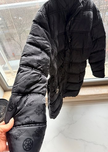 Guess kadın Orjinal siyah mont - Görsel 9