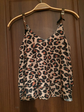 m Beden Leoparlı bluz 