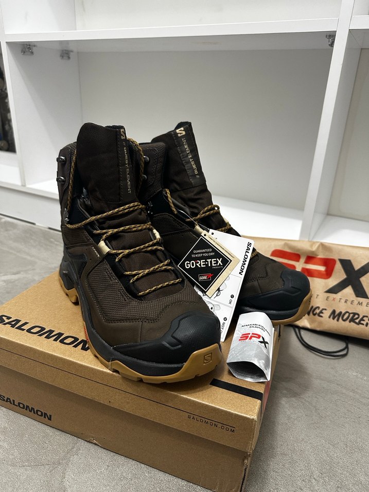 Salomon Quest Element Gore-Tex Erkek Kahve Outdoor Bot - Görsel 2