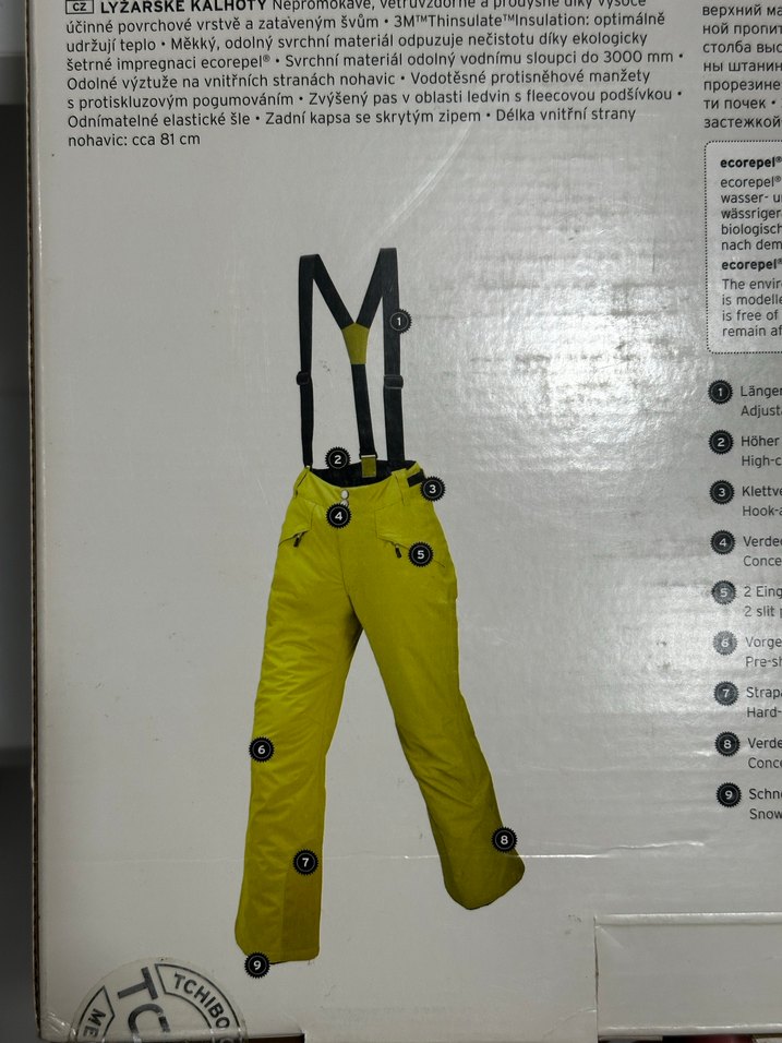 Tchibo Yeşil Erkek Kayak Pantolonu L Beden - Görsel 3