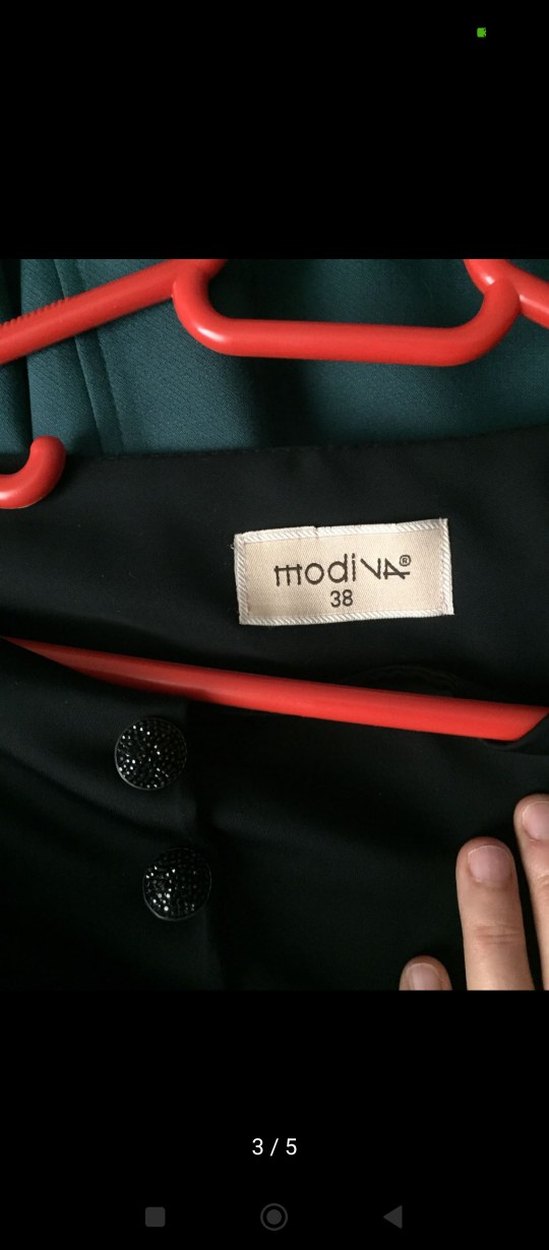 Siyah Drapeli Uzun Kadın Etek - Görsel 3