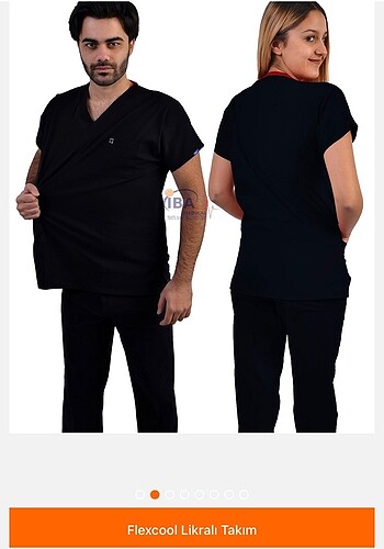 Flexcool Likralı Hemşire Forması