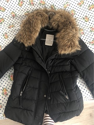 Bershka Siyah Şişme Mont