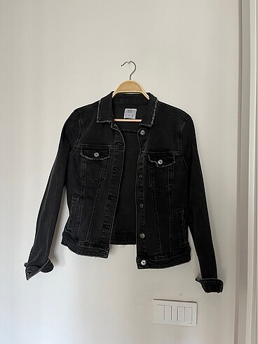 Bershka siyah kot ceket