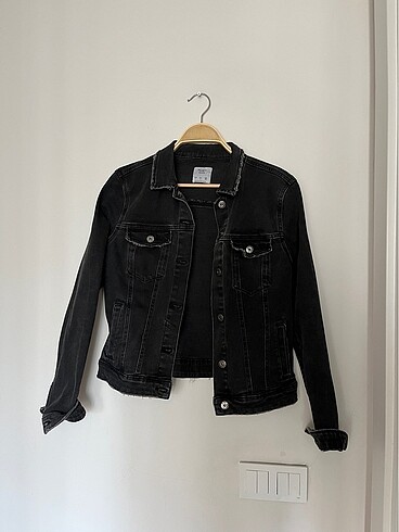 l Beden gri Renk Bershka siyah kot ceket