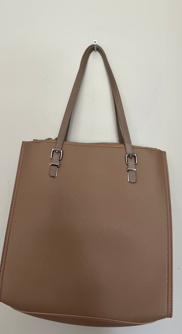 Bej Deri Kadın Omuz Çantası Inc - Görsel 3