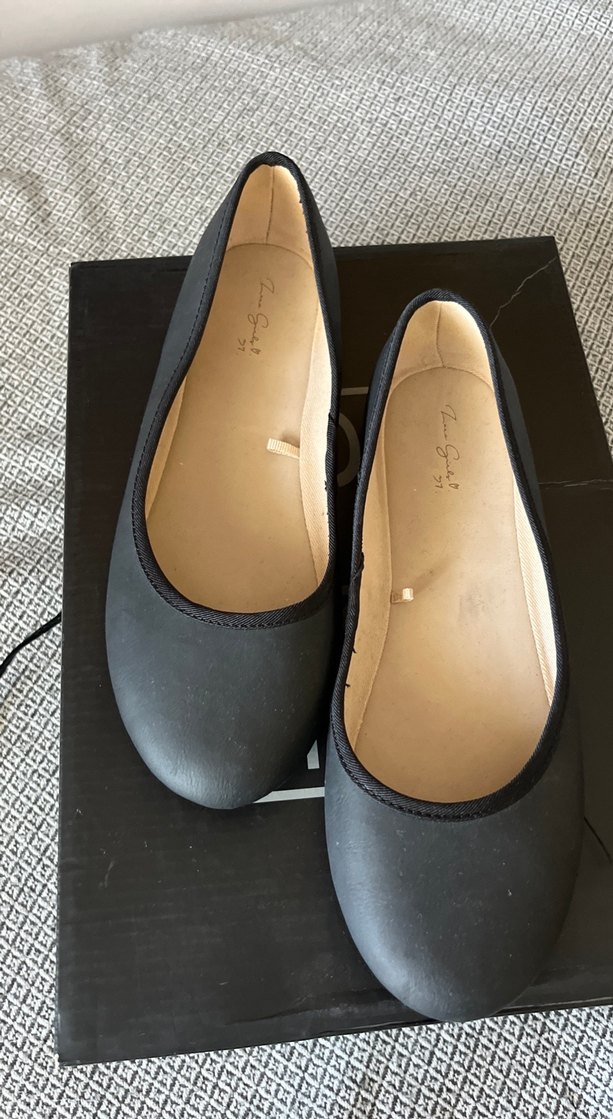 Siyah Blok Topuklu Kadın Babet - Görsel 2