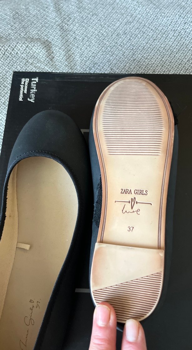 Siyah Blok Topuklu Kadın Babet - Görsel 4