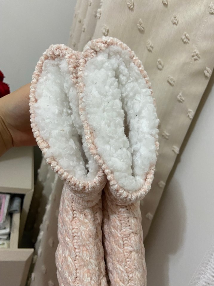 Peluş ev çorabı - Görsel 2