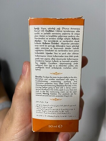 Beden Naturel kayısı yağı