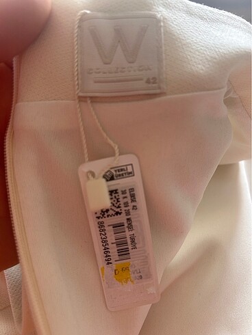 42 Beden W Collection sıfır elbise