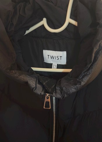 Siyah Fermuarlı Kadın Kışlık Mont - Görsel 6