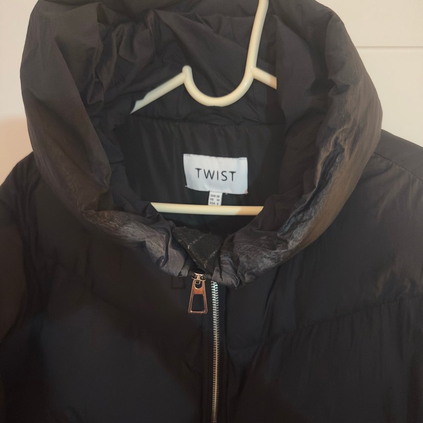 Siyah Fermuarlı Kadın Kışlık Mont - Görsel 5