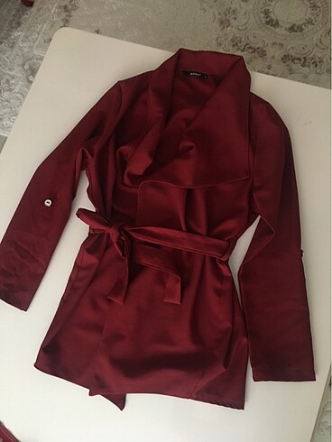 Kordo ceket/bordo şal
