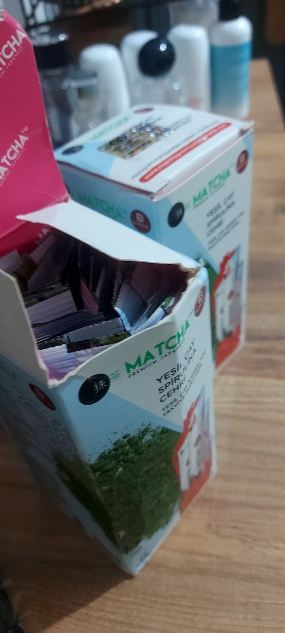 Matcha Yeşil Çay Spirulina Tozu 20'li - Görsel 4