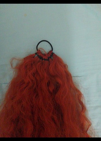 Bakır At Kuyruğu Takma Saç Aksesuarı Peruk - Görsel 3