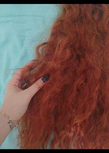 Bakır At Kuyruğu Takma Saç Aksesuarı Peruk - Görsel 4