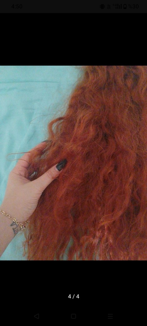 Bakır At Kuyruğu Takma Saç Aksesuarı Peruk - Görsel 4