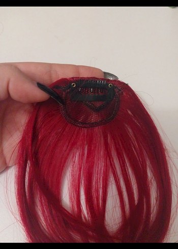 Kızıl Kahkül Gotik Saç Aksesuarı - Görsel 4