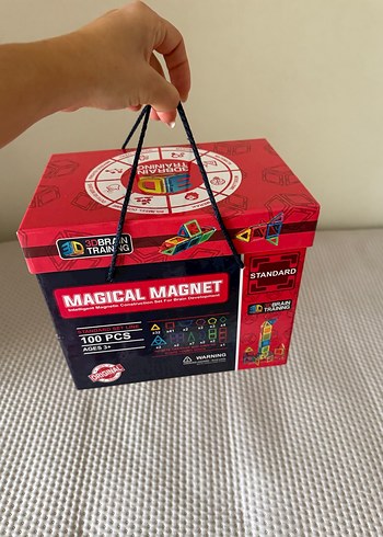 MAGICALMAGNET 100 Parça Renkli Eğitici Oyuncak