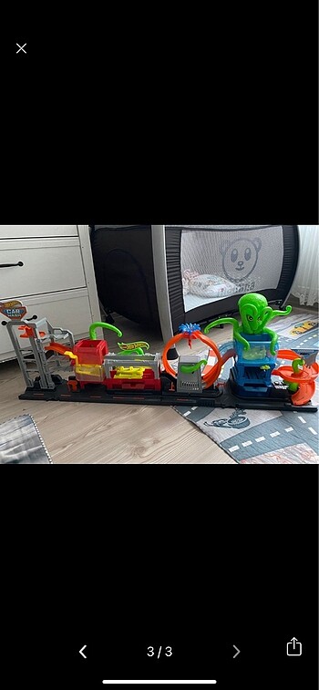  Beden Hotwheels dev ahtapot oto yıkama seti