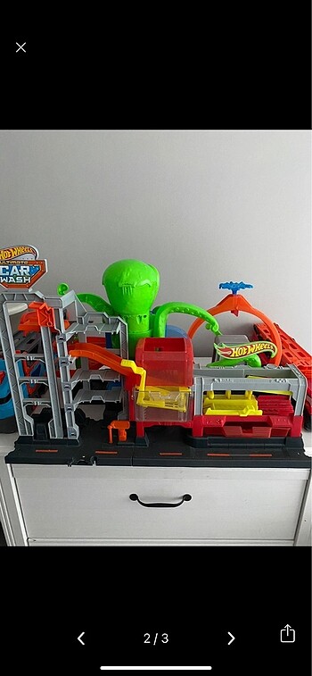  Hotwheels dev ahtapot oto yıkama seti