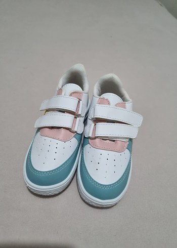 Kız Çocuk Çok Renkli Cırt Cırtlı Spor Ayakkabı - Görsel 2