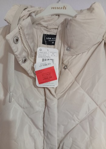 Bej Düğmeli Midi Kadın Yelek - Görsel 2