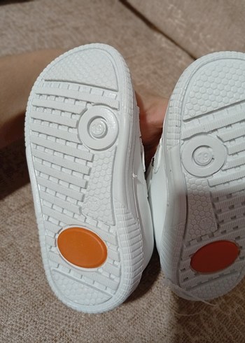 Beyaz Erkek Çocuk Cırt Cırtlı Spor Ayakkabı - Görsel 3