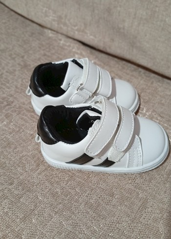 Beyaz Erkek Çocuk Cırt Cırtlı Spor Ayakkabı - Görsel 2