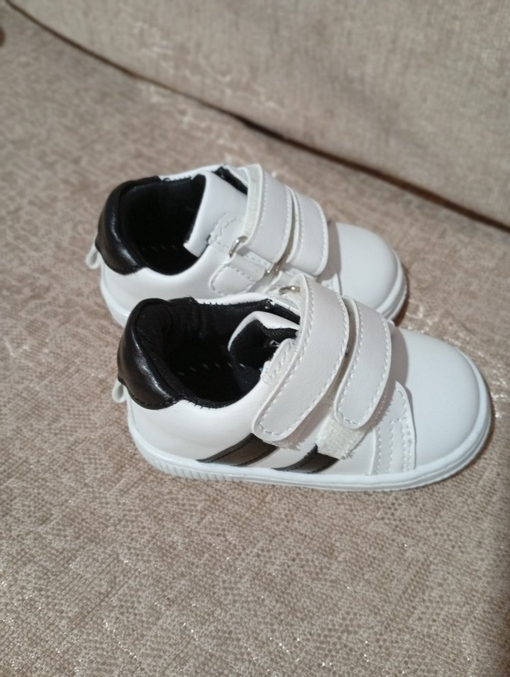 Beyaz Erkek Çocuk Cırt Cırtlı Spor Ayakkabı - Görsel 2