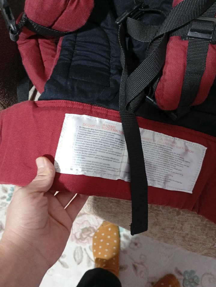 Bordo Bebek Taşıyıcı - Görsel 3
