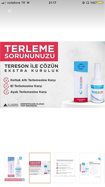 Tereson sıfır kutusundadır
