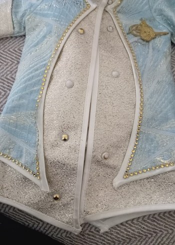 Düğmeli İşlemeli Kısa Kollu Erkek Çocuk Takımı - Görsel 2