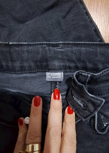 LC Waikiki Siyah erkek çocuk Denim Kot Pantolon