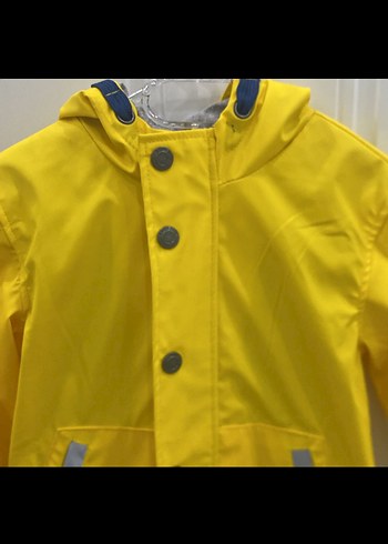 Sarı Düğmeli çocukYağmurluk - Görsel 2