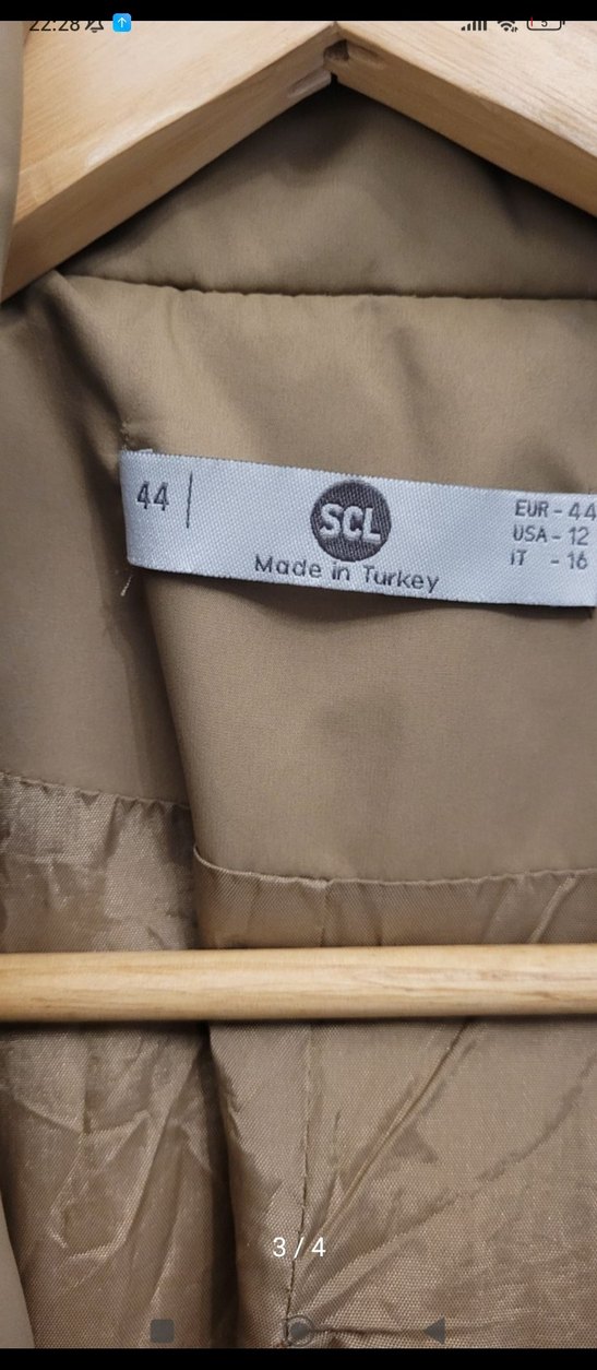 Kemerli Bej Midi Kadın Yelek - Görsel 3