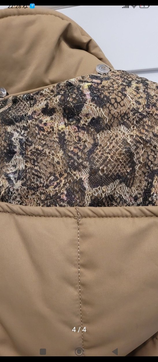 Kemerli Bej Midi Kadın Yelek - Görsel 4