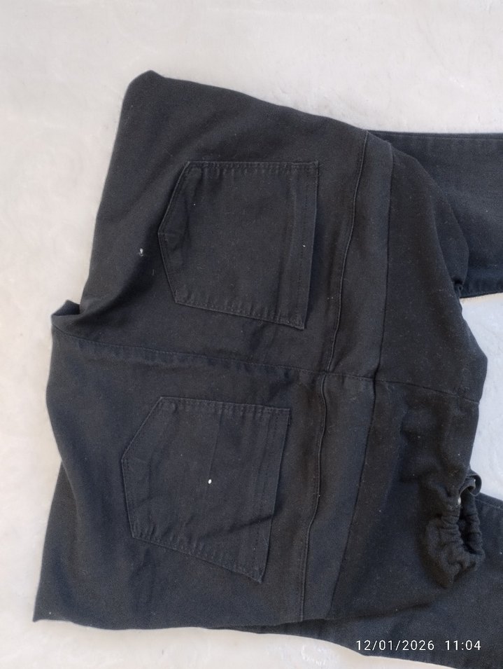 Siyah Kadın Hamile pantolonu - Görsel 4