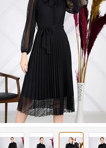 Fransız tül elbise - Görsel 2