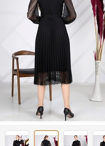 Fransız tül elbise - Görsel 5