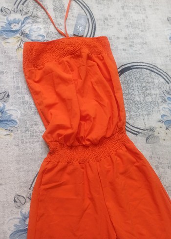 Zara Turuncu Salaş Uzun Tulum