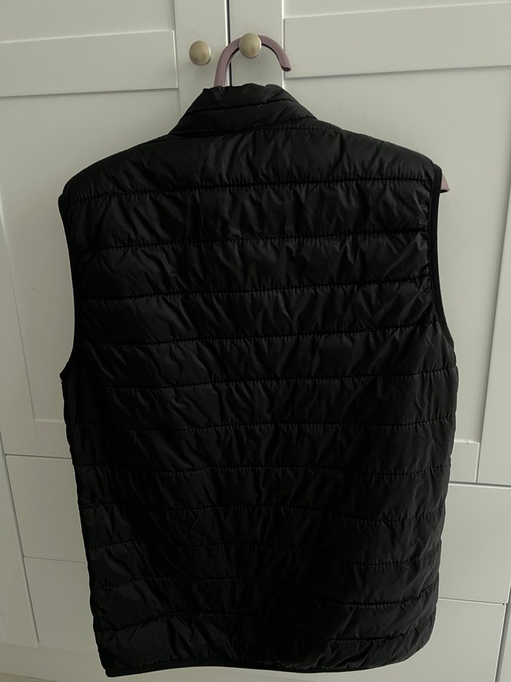 Uspa Siyah Erkek Fermuarlı Yelek - Görsel 4